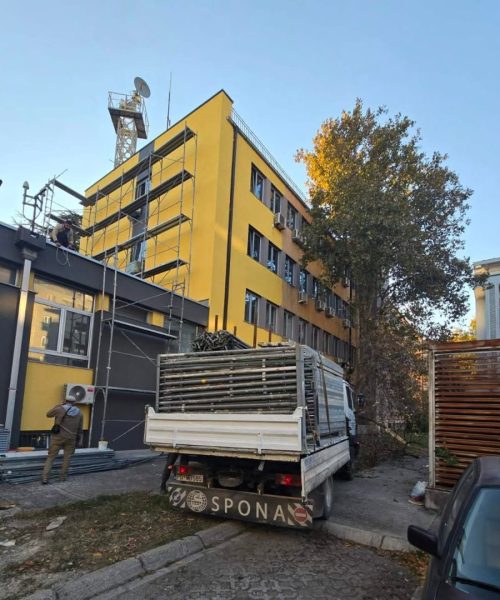 JOŠ JEDNA FASADA USPJEŠNO ZAVRŠENA...ZGRADA CGES #podgorica🇲🇪 #crnogorskielektroprenosnisistem (1)