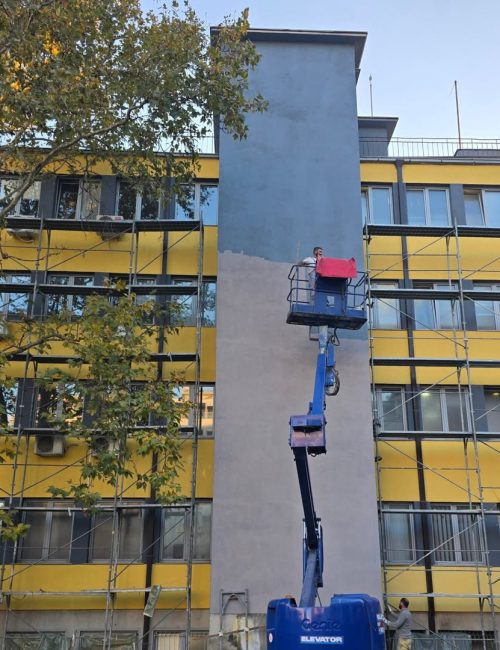 JOŠ JEDNA FASADA USPJEŠNO ZAVRŠENA...ZGRADA CGES #podgorica🇲🇪 #crnogorskielektroprenosnisistem (2)